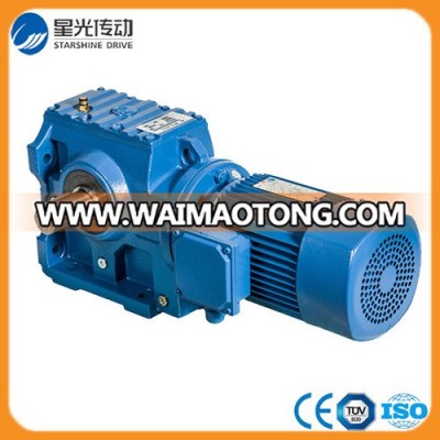 Foot Mounted Helical Worm Gearmotor