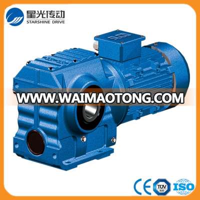 Helical Worm Geared Reducer with 3 Phase Motor