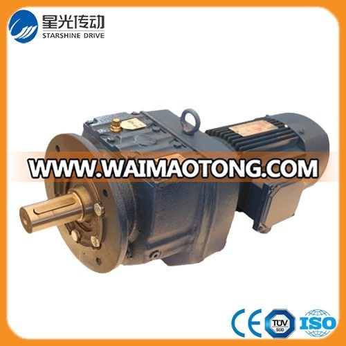 R Series Inline Helical Solid Shaft Gearbox Helical Gearbox Design